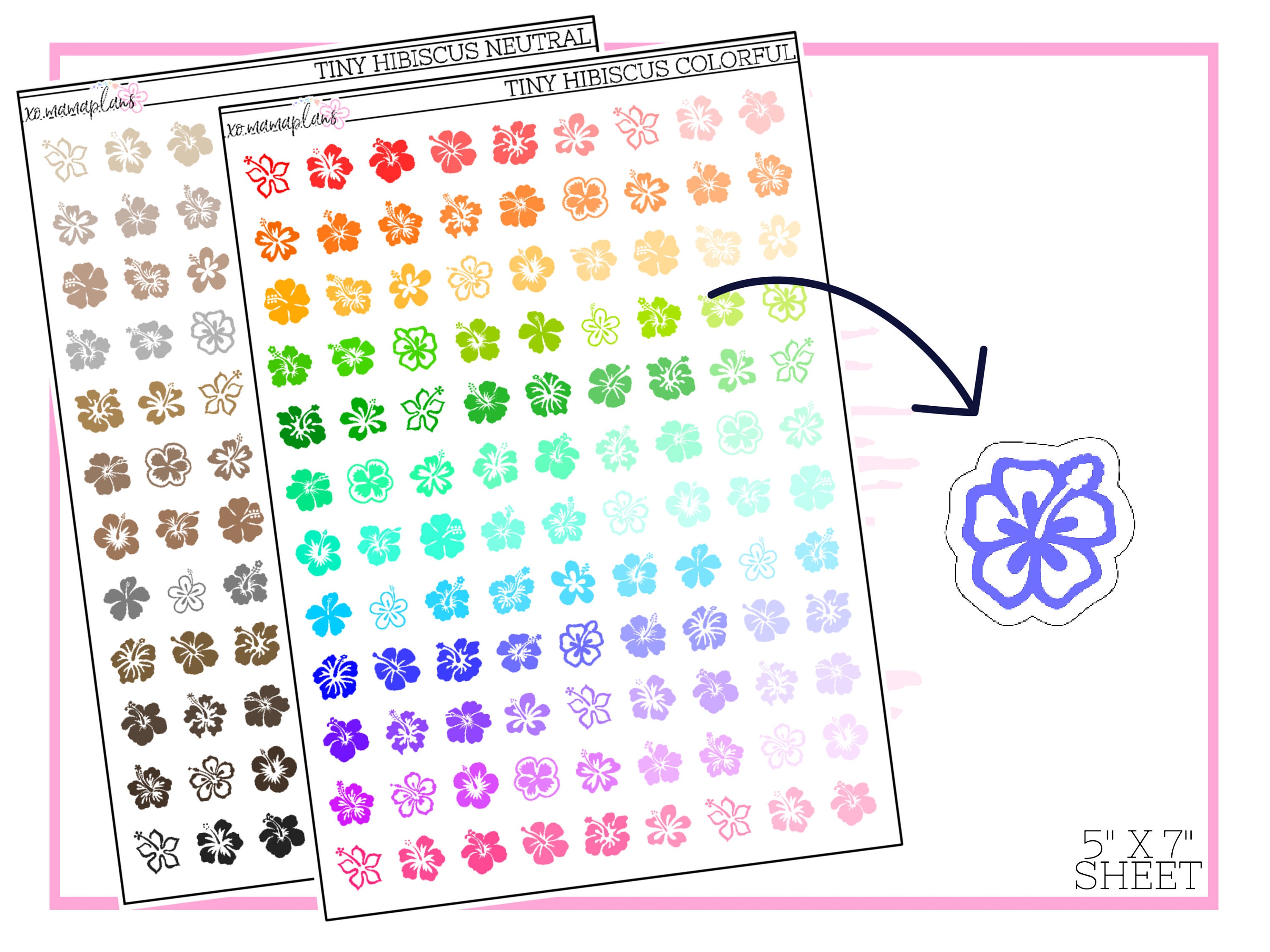 Claire HAPPY PLANNER Stickers Monthly Planner Stickers 