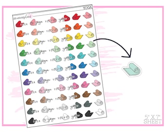 Yoga | Planner Stickers
