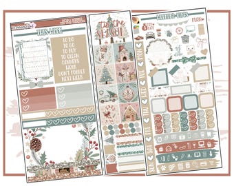 Tis The Season Hobonichi Weeks | Planner Sticker Kit