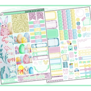 Easter Eggs Mini Kit | Planner Sticker Kit
