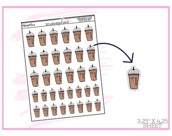 Mamas Minis - Frappe/Coffee Doodle | Planner Stickers