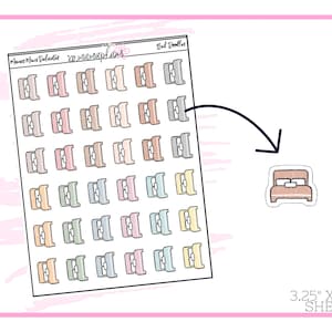 Mamas Minis Delicates- Bed Doodle | Planner Stickers