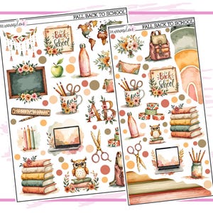 Déco de la rentrée scolaire | Stickers agenda