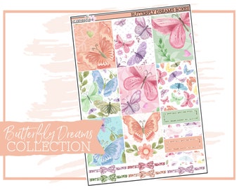 Butterfly Dreams Collection | Planner Sticker Kit