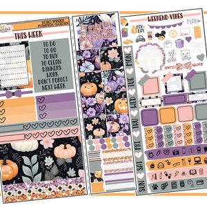 Pumpkin Garden Hobonichi Weeks | Planner Sticker Kit