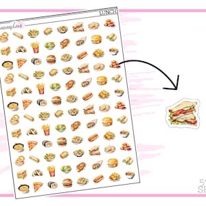 Lunch | Planner Stickers