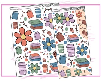 Cozy Autumn Doodles Deco | Planner Stickers