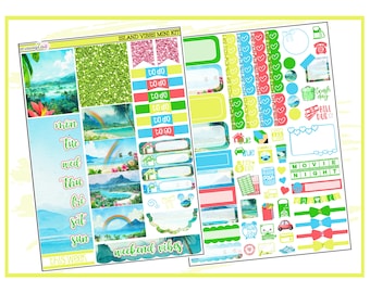 Island Vibes Mini Kit | Planner Sticker Kit
