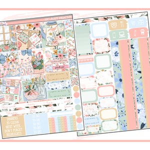 Just Peachy Hobonichi Cousin Weekly | Kit d'autocollants pour agenda