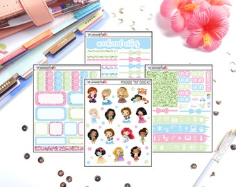 Princess "Tini" Deco Kit | Planner Stickers