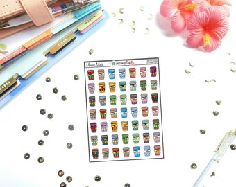 Mamas Minis - OG Princess Coffee Doodle | Planner Stickers