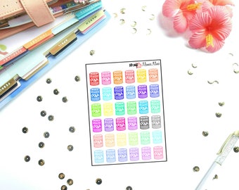 Mamas Minis - Washi Tape Doodles | Planner Stickers | Perfect for any planner | Travelers Notebooks