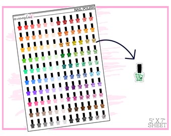 Nail Polish | Planner Stickers