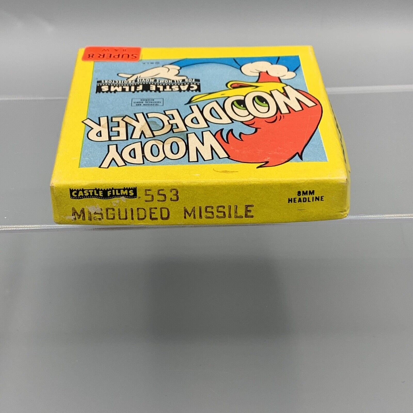 Vtg Super 8 Film Woody Woodpecker Misguided Missile Castle Films B