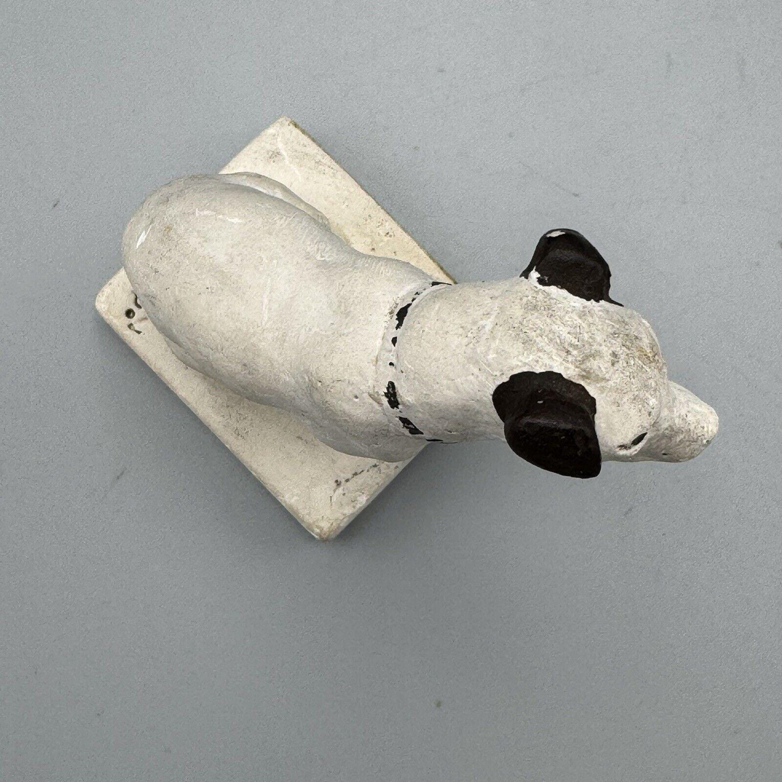 Vtg RCA Nipper Chalkware Dog Figurine Victrola DV Music