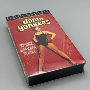 Damn Yankees VHS 2000 Classic Musicals Collection New Tab Hunter Gwen Verdon