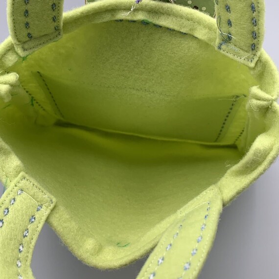 Embroidered Felt Easter Bag Tote Easter Chicks an… - image 9