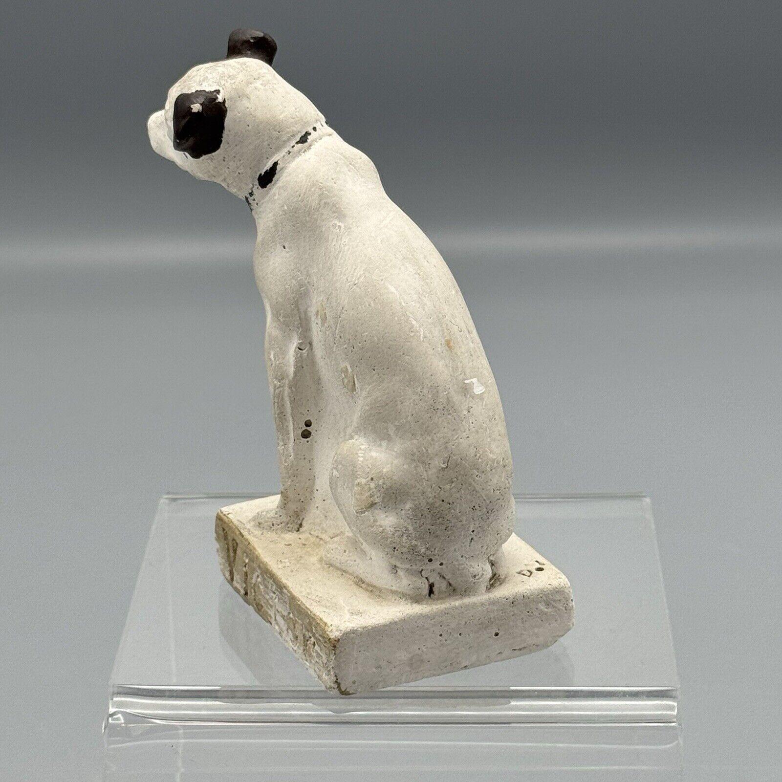 Vtg RCA Nipper Chalkware Dog Figurine Victrola DV Music