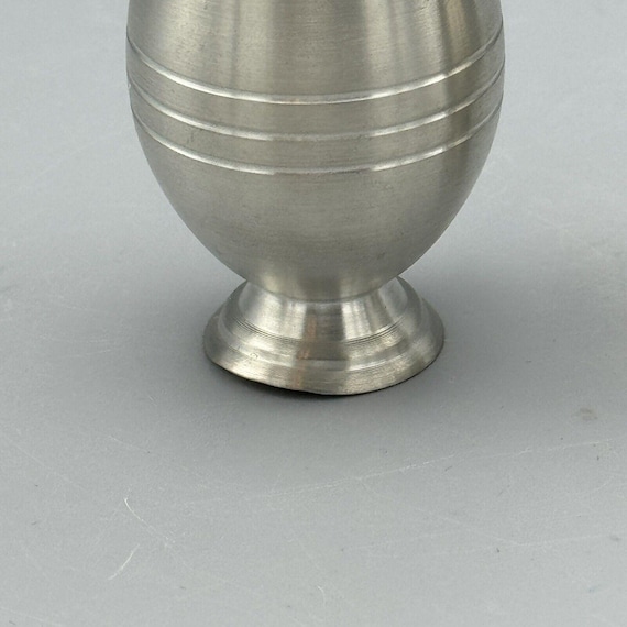 Vtg Pair of Selangor Pewter 4 Inch Jug Bud Vases Singapore