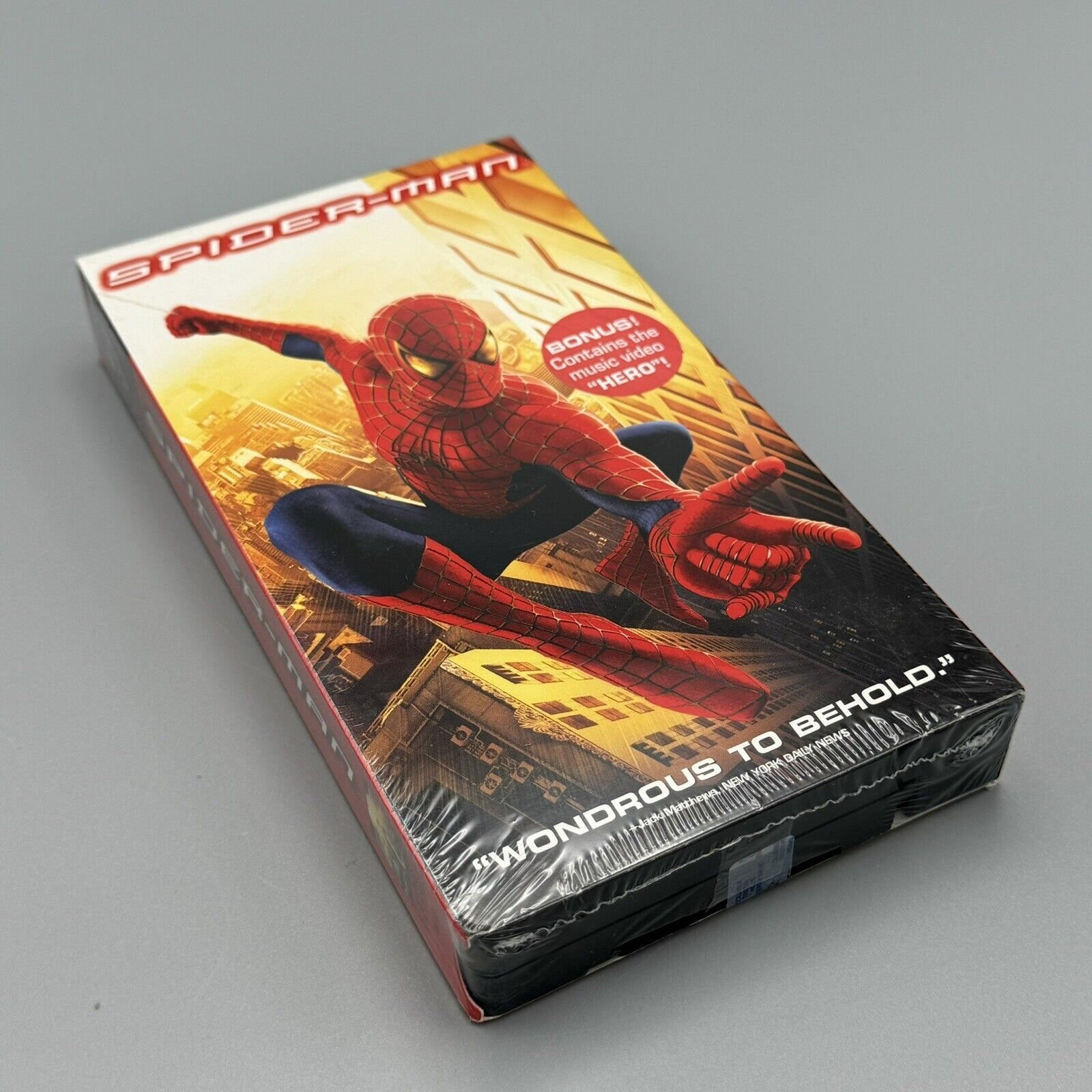 スパイダーマン VHS 2002 ボーナスヒーローミュージックビデオ トビー