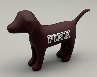 Victoria&#39;s Secret PINK Friday Limited Edition Collectible Mini Dog Burgundy