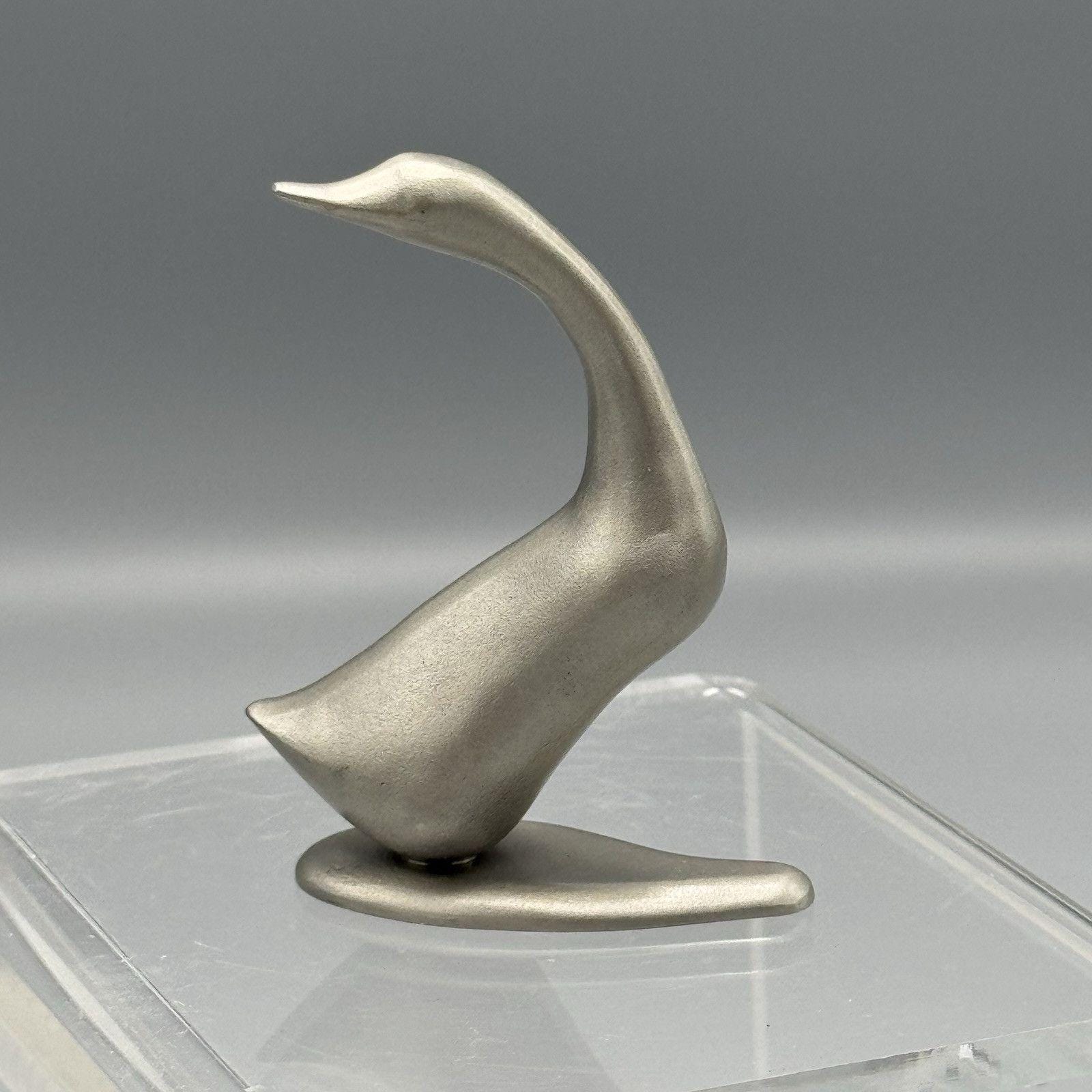 Vintage Selangor Pewter Bird Figurine Goose Duck Swan 7707