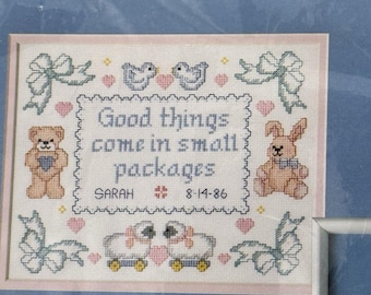 Vtg Dimensions Charts & Charms GOOD MEASURE Cross Stitch Kit Anne