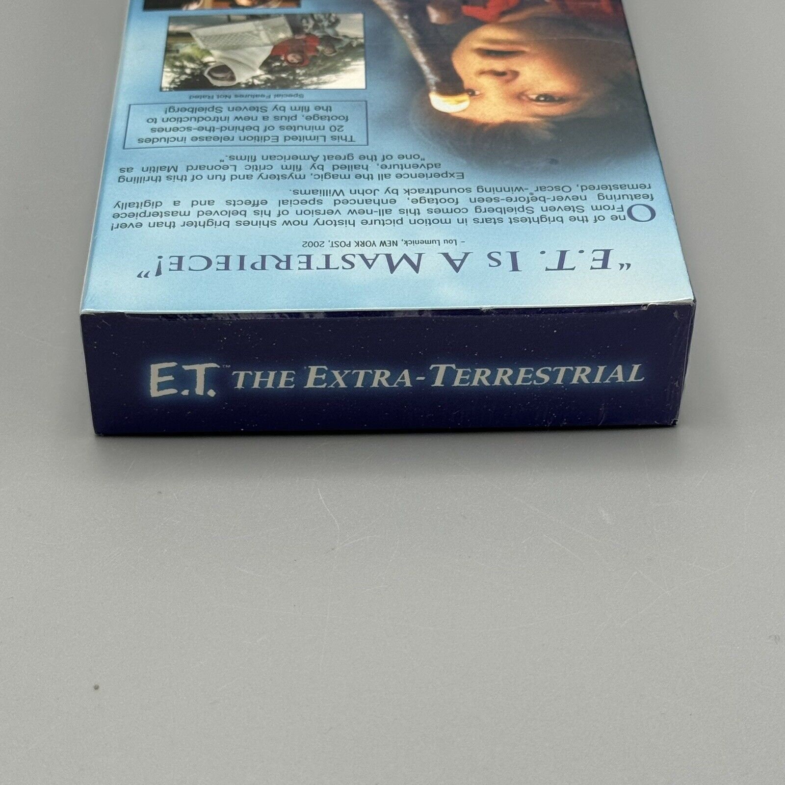 E.T. the Extra Terrestrial VHS 2002 20th Anniversary Limited