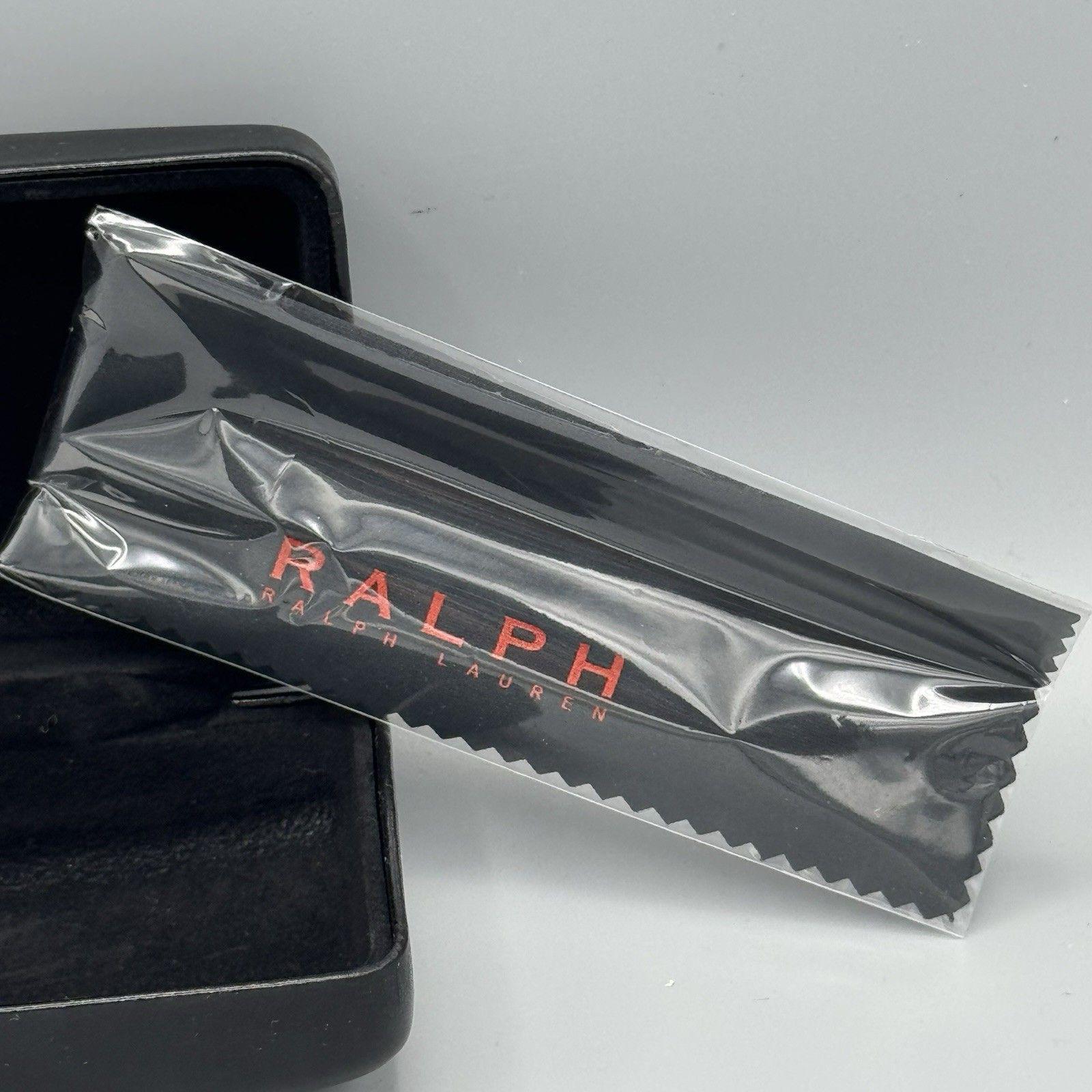 Ralph Lauren Black Glass Frames And Case VIP Polo Ralph Lauren Authentic Sunglass Case in Black  main image 3