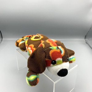 Melissa & Doug Beeposh Plüsch Stofftier Welpe Hund Retro Floral genähte Augen 28cm