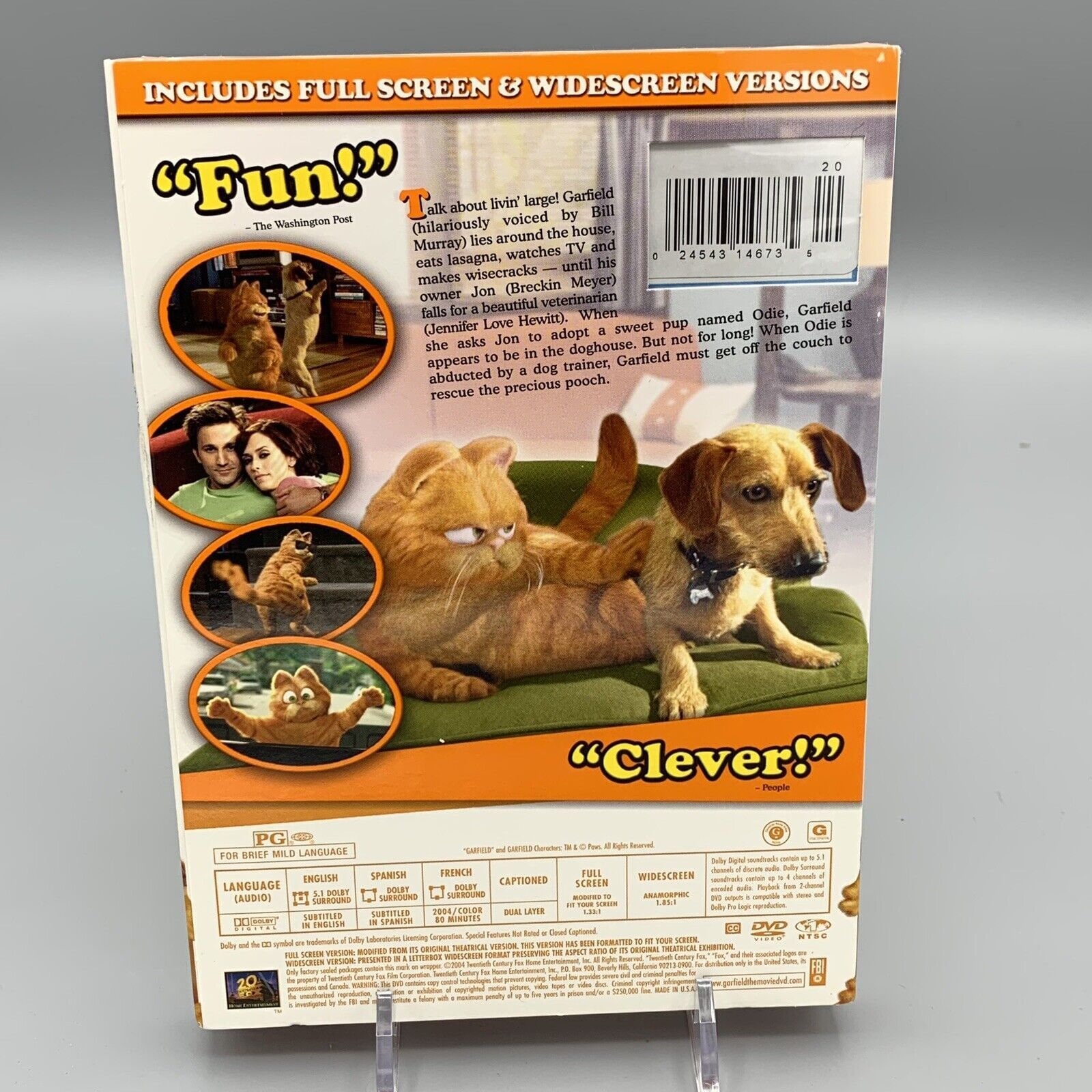 ガーフィールド ザ・ムービー DVD 2004 声の出演：ビル