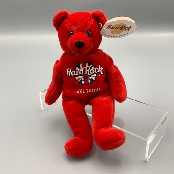 Hard Rock Cafe Lake Tahoe Red Plush Bear Rita Beara Stuffed Animal