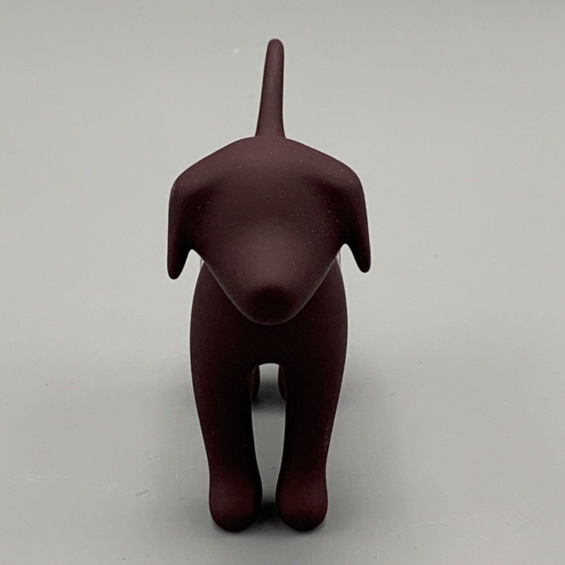 Victoria's Secret PINK Friday Limited Edition Collectible Mini Dog Burgundy image 5