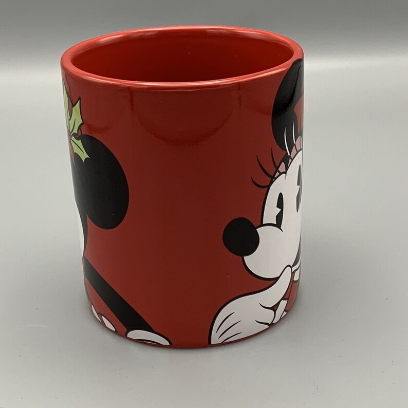 Minnie Maus Weihnachten Disney Galerie Kaffee Tee Becher Tasse Rot Oversized 24 oz Bild 2