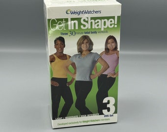 Weight Watchers Get in Shape 3 VHS Set Get Fit Get Moving Get