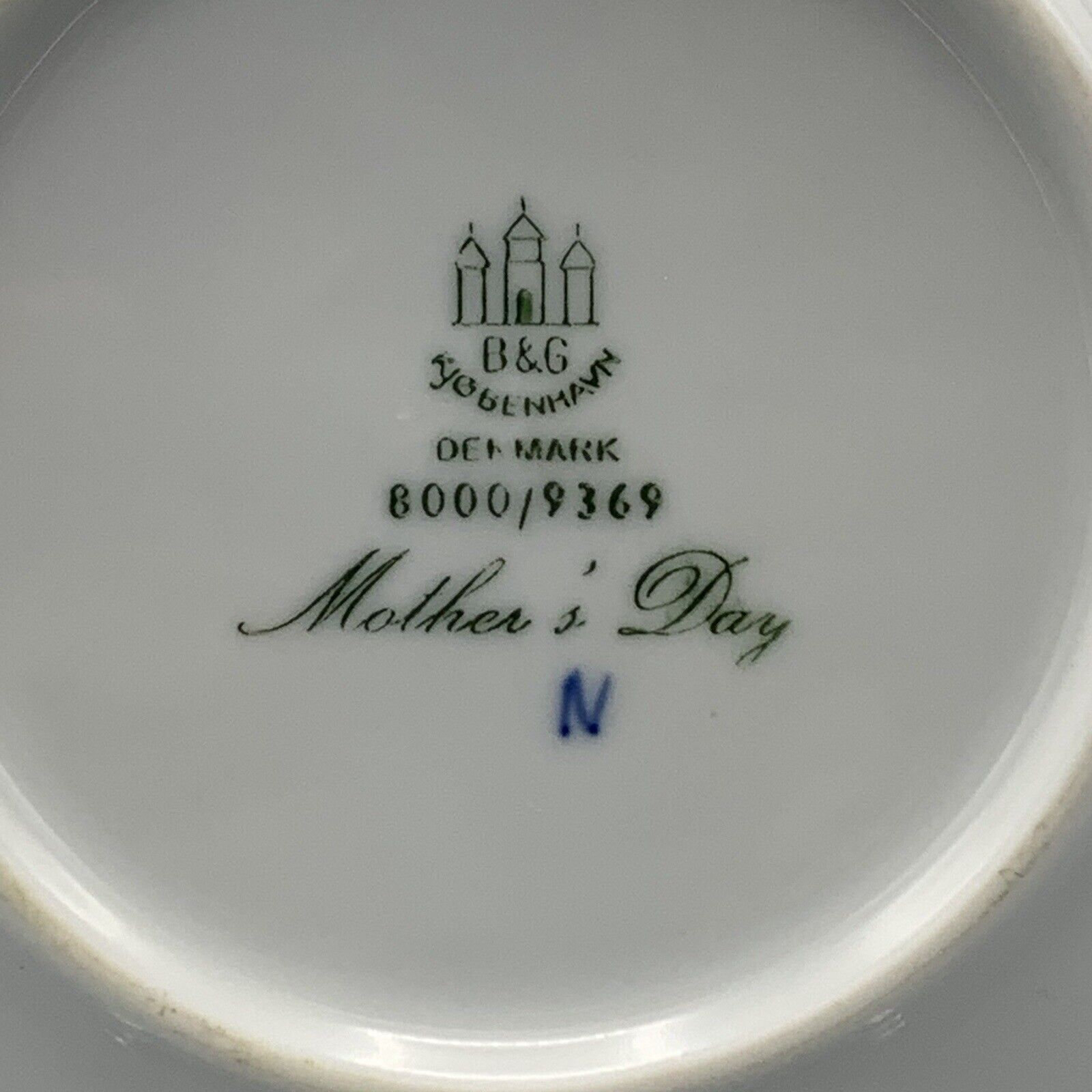 Lady Mama⭐︎ハンティングシーンケーキ皿 1969 Bing and Grondahl Mother's Day Plate Cocker Spaniel and