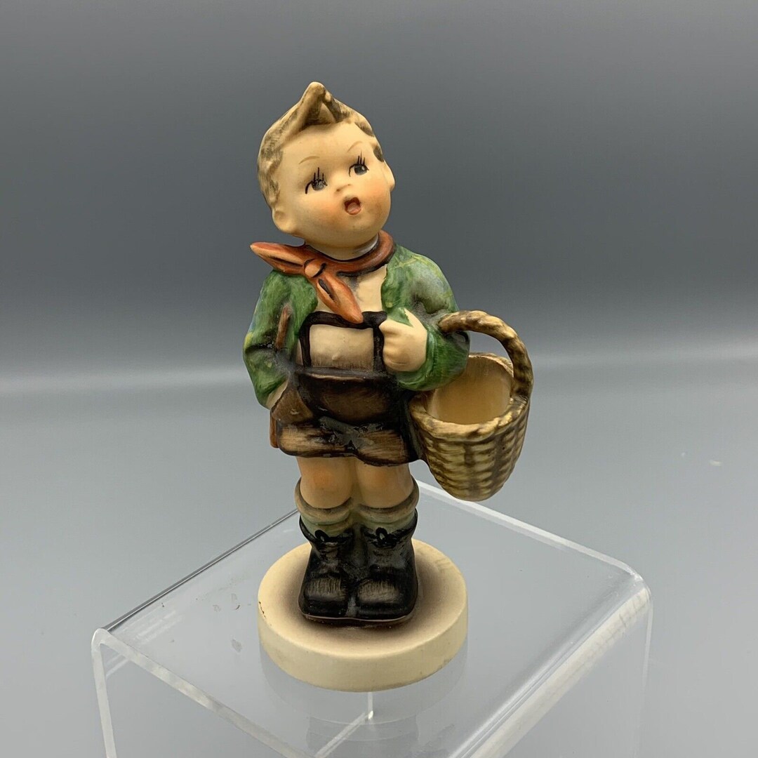 Vintage Goebel MI Hummel Village Boy Figurine TMK 4 Three Line Mark 51 2/0 Etsy