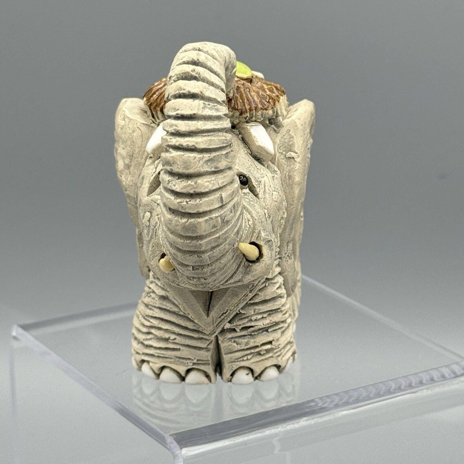 Vtg Artesania Rinconada Elephant Raised Trunk Figurine