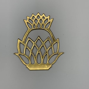 Vintage Newport Pineapple Virginia Metalcrafters Brass Ornament 1989 Retired VMC