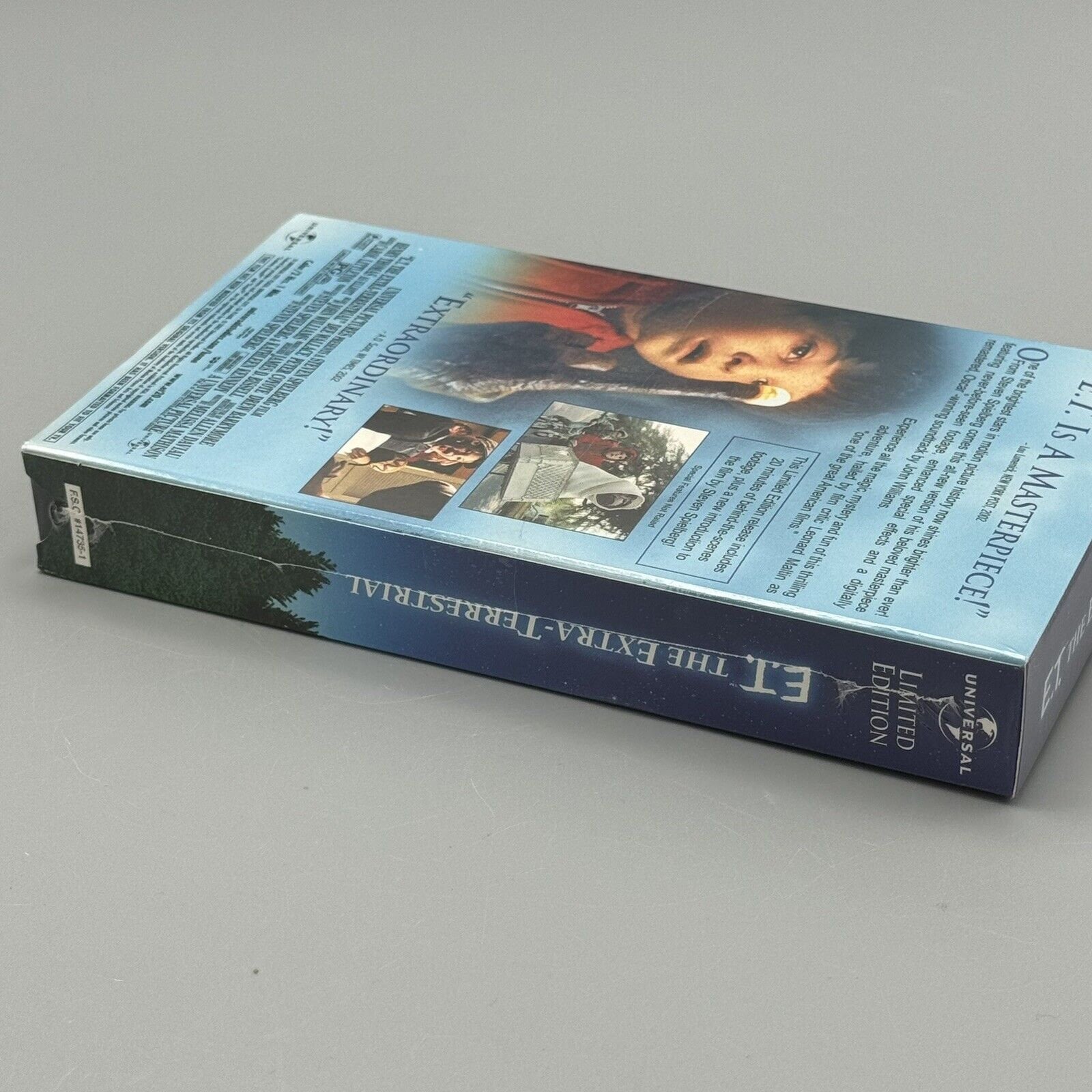 E.T. the Extra Terrestrial VHS 2002 20th Anniversary Limited