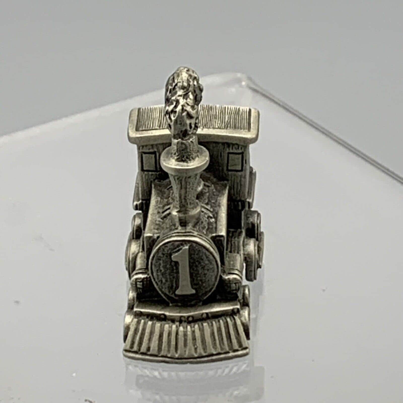 Vintage 1996 Coca Cola Collectible Train Engine Pewter Finish USA