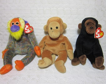 beanie baby monkey bongo beanie baby monkey bongo