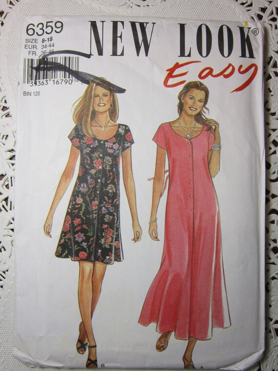 new look button down dress