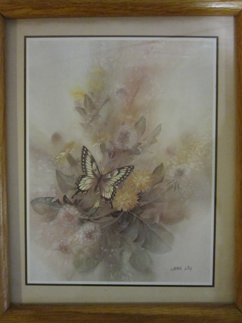 Signed Lena Liu Limited Edition Print Butterflies and Etsy