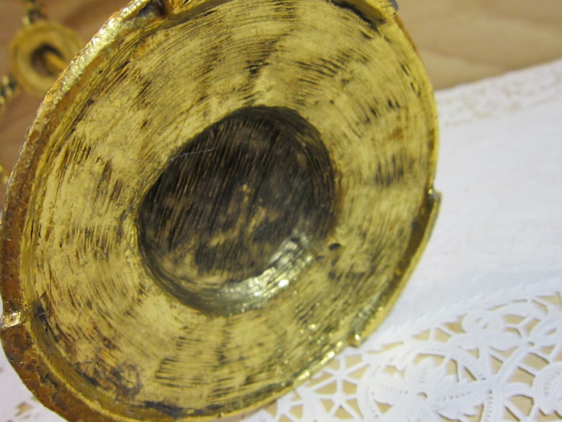 Bathroom Decor Vintage Gold Gilt Three Ring Metal Hand Towel Holder Stand