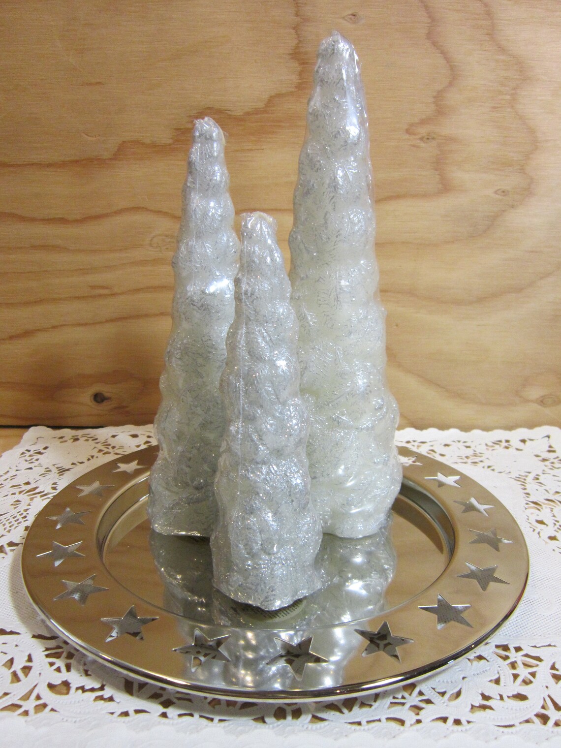 Christmas Tree Shaped Candles 