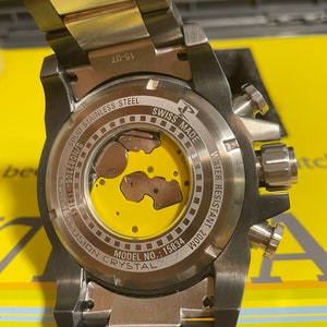 INVICTA RESERVE Octane 15834 Chronograph Swiss Made Men's Watch With ...