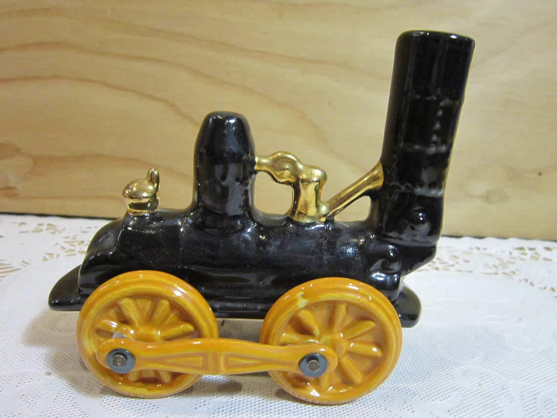 Rare Vintage Train Liquor Bottle Made in Italy Etsy