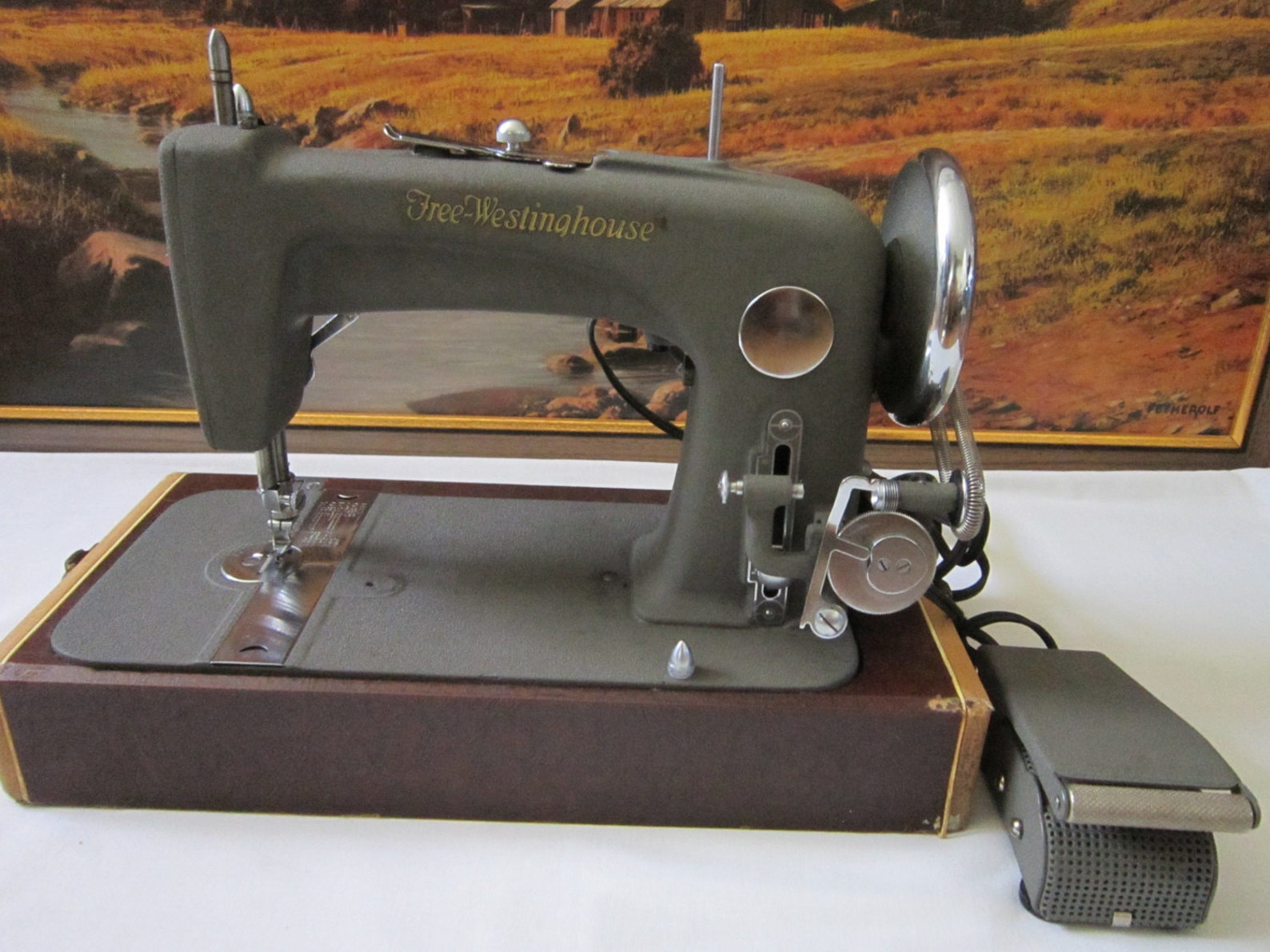 Vintage Free-Westinghouse Electric Sewing Machine Model-52F in | Etsy