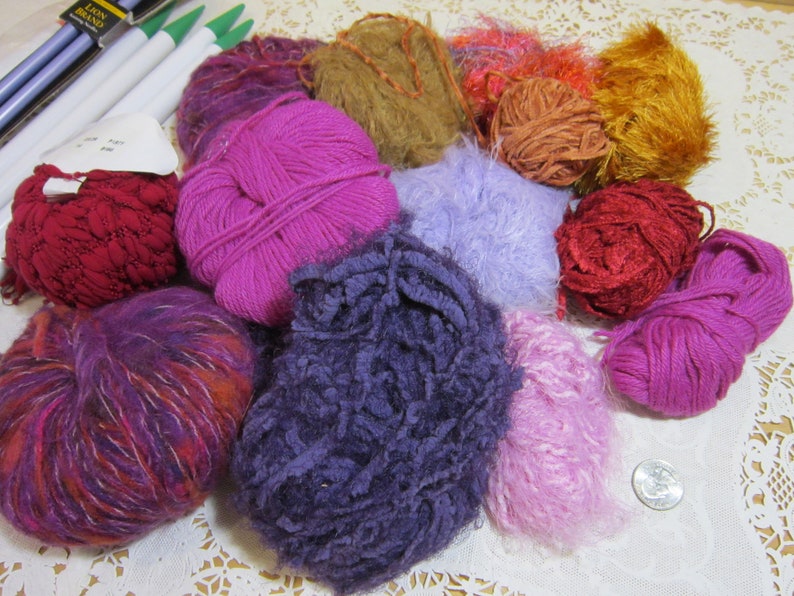 Destash Yarns Knitting Needles and Knitting Book